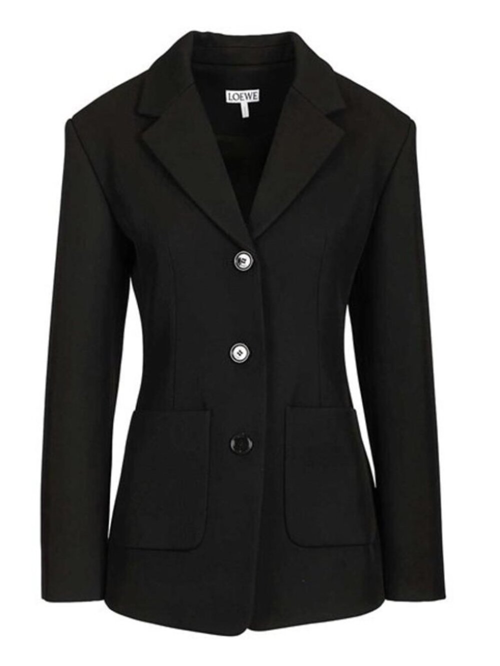 Loewe Wool Blend Single Breasted Blazer Jacket Tag Size 36 Women